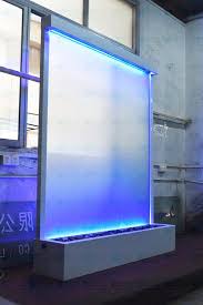 Curten with Glass Fountain Indoor